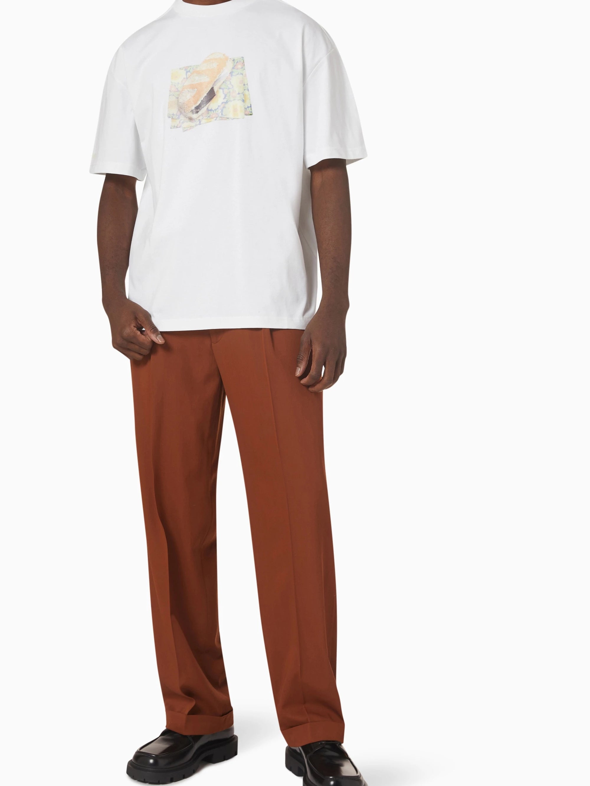 T-shirt Pain Au Lait - Sandwich White