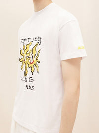 T-shirt à logo Jacquemus x Pepo Moreno - Jus Two Suns White
