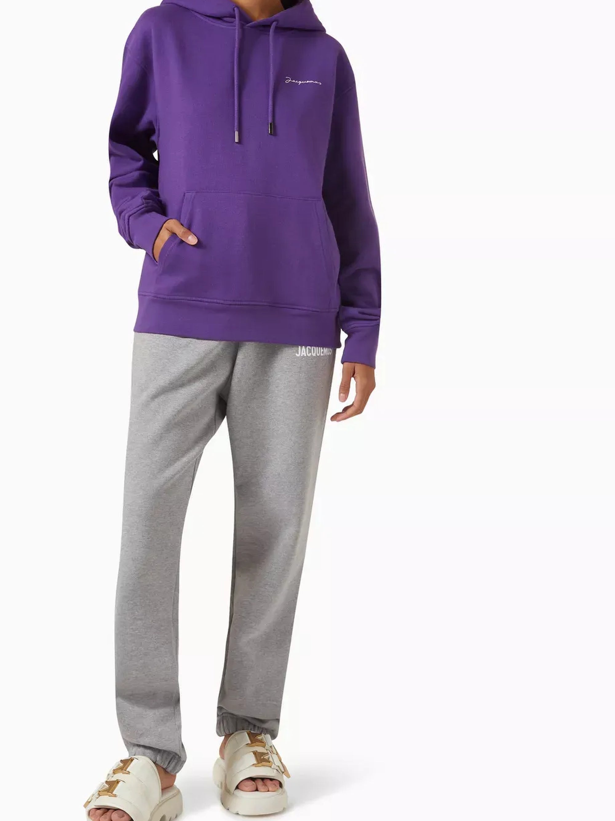 Sweatshirt brodé - Dark Purple