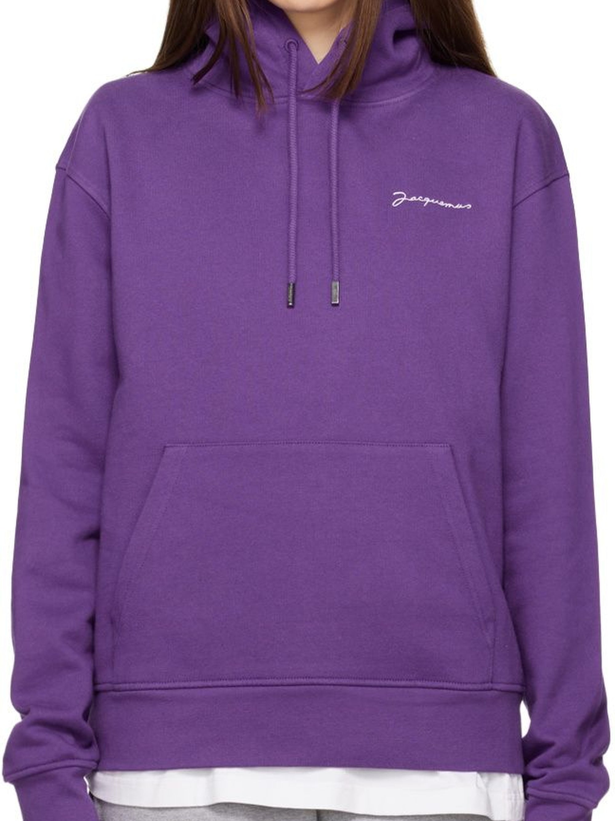 Sweatshirt brodé - Dark Purple