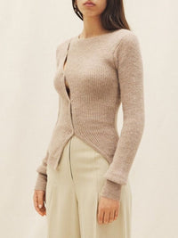 BEIGE LE CARDIGAN PAU