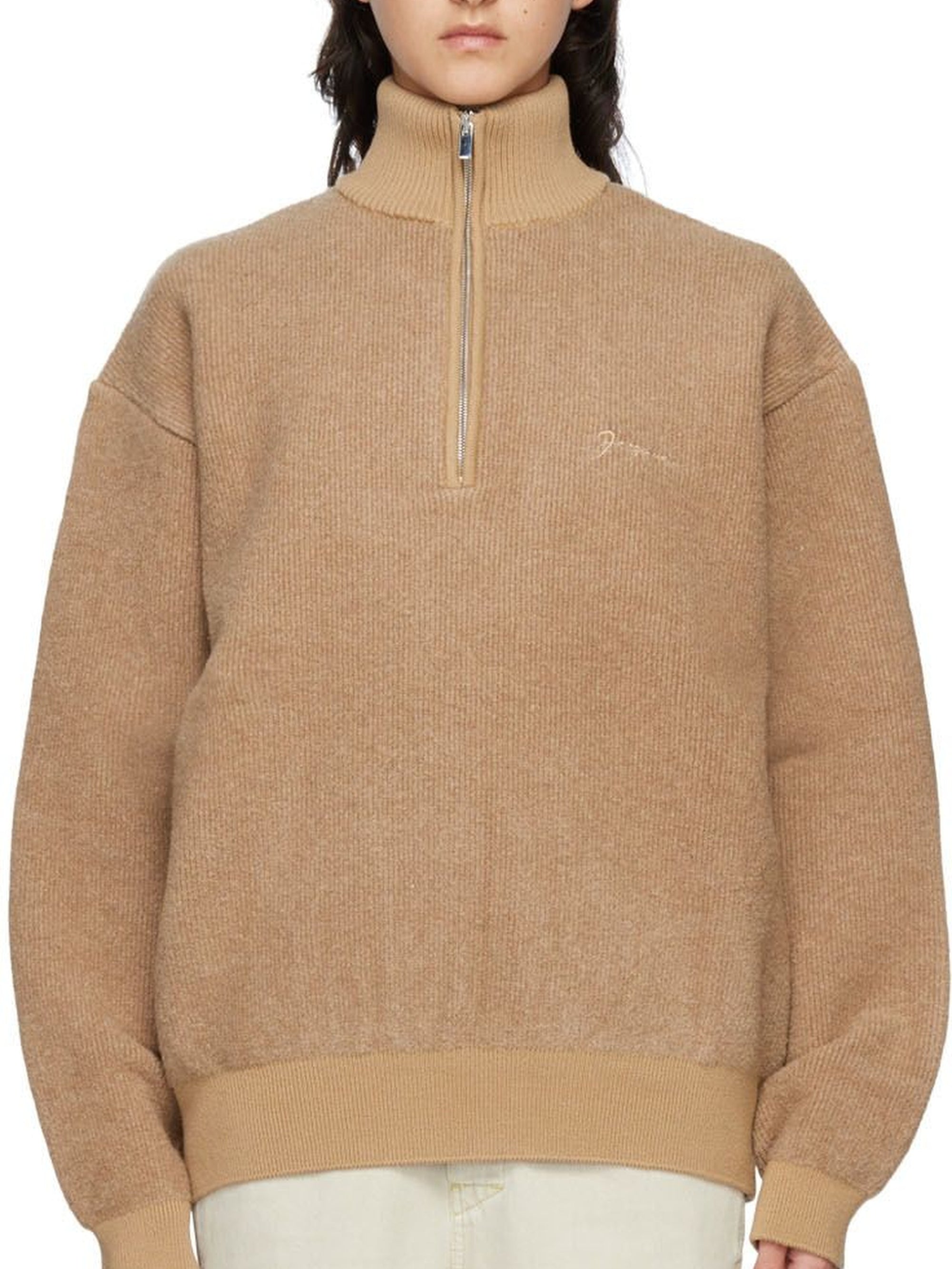 Pull Berger en laine - Beige