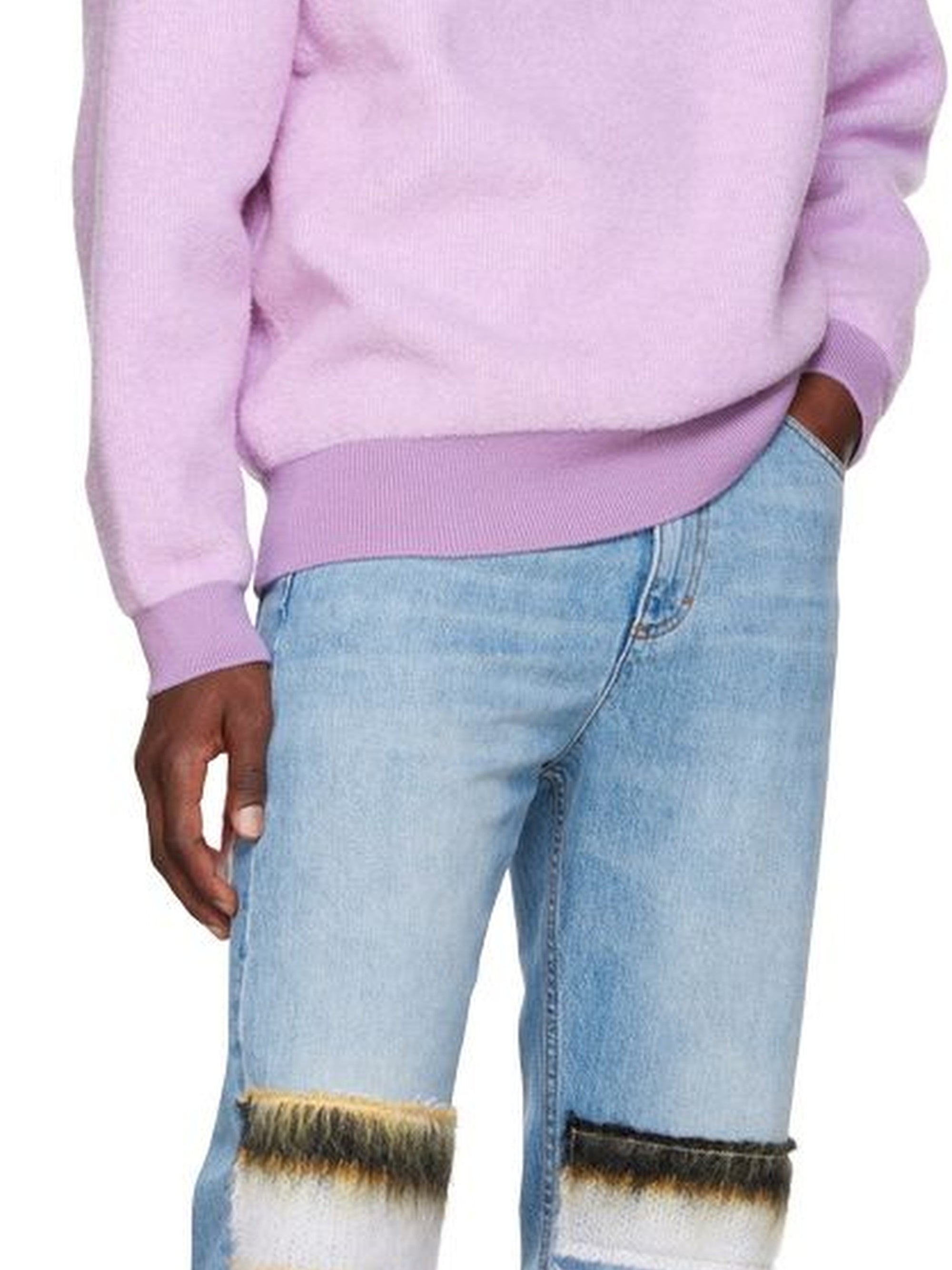 Pull Berger en laine - Light Purple