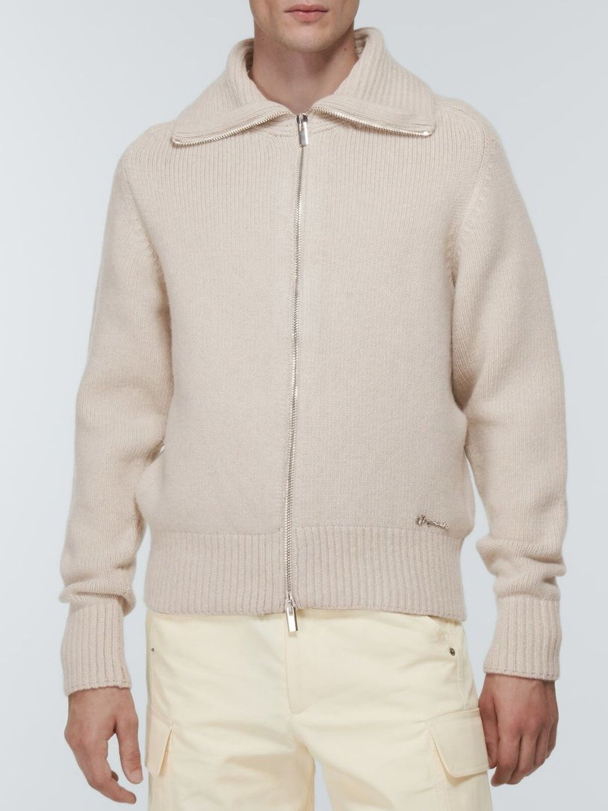 Cardigan Meunier en laine - Beige