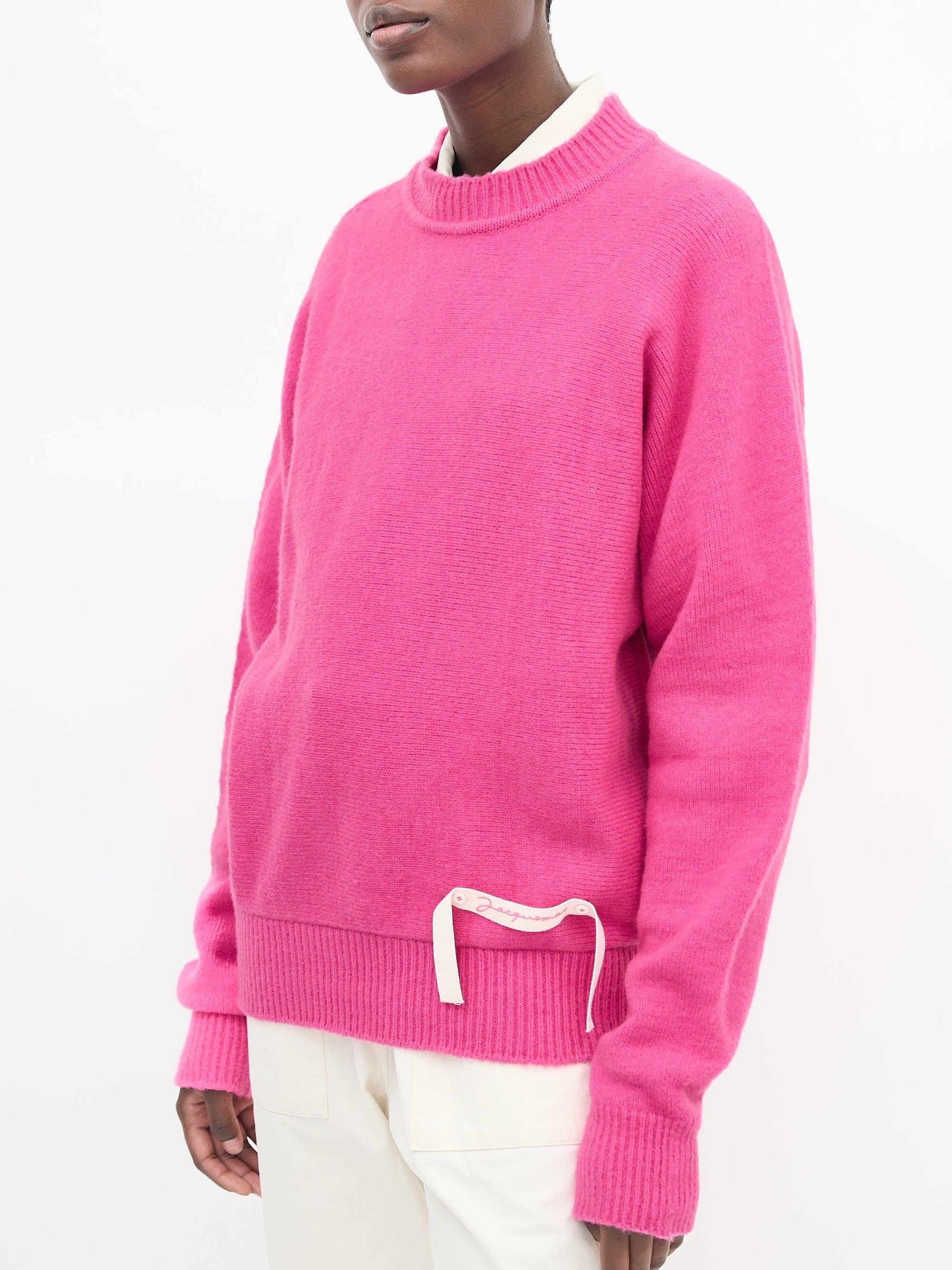 Pull Gardian en laine mélangée - Pink