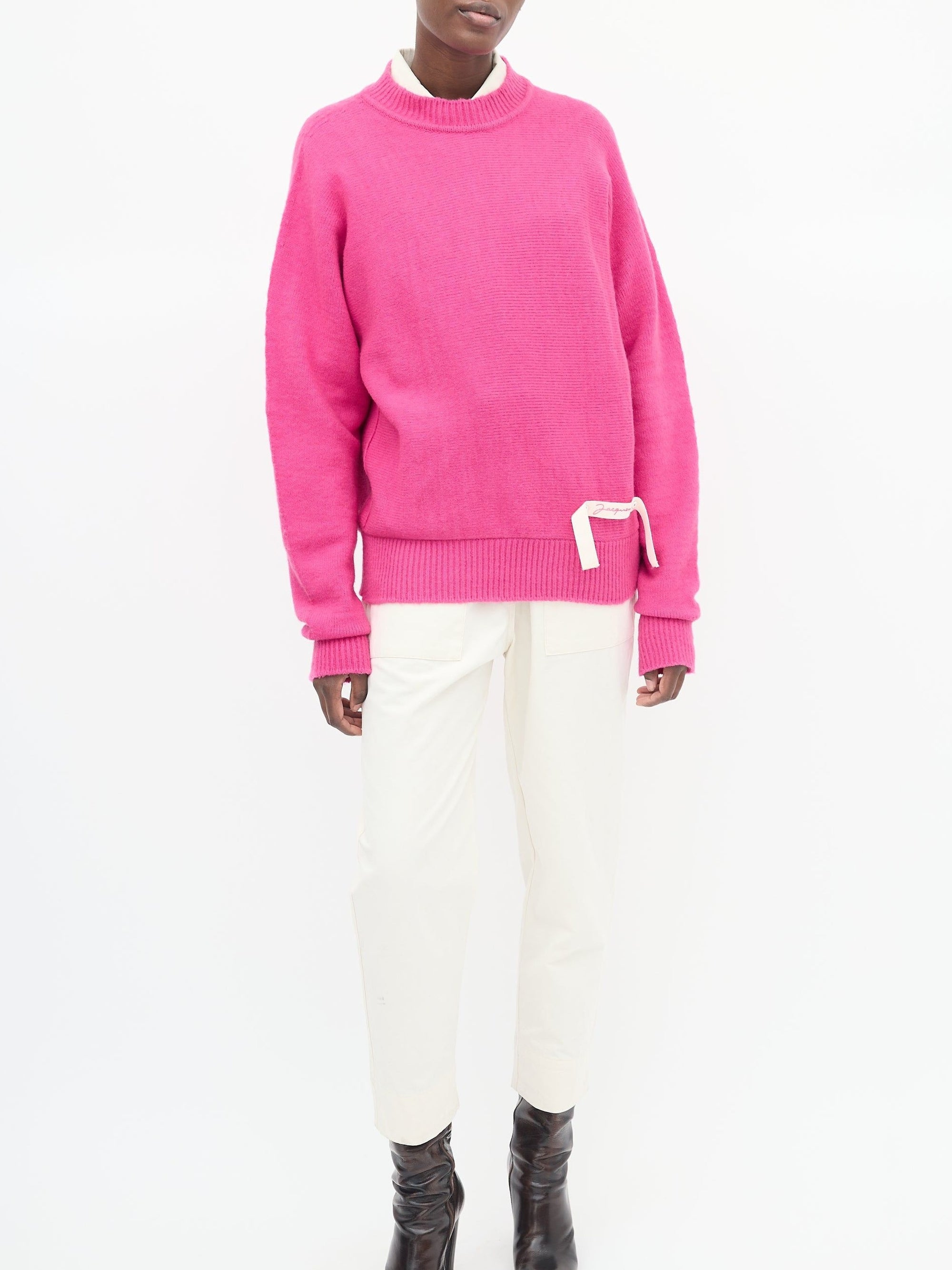 Pull Gardian en laine mélangée - Pink
