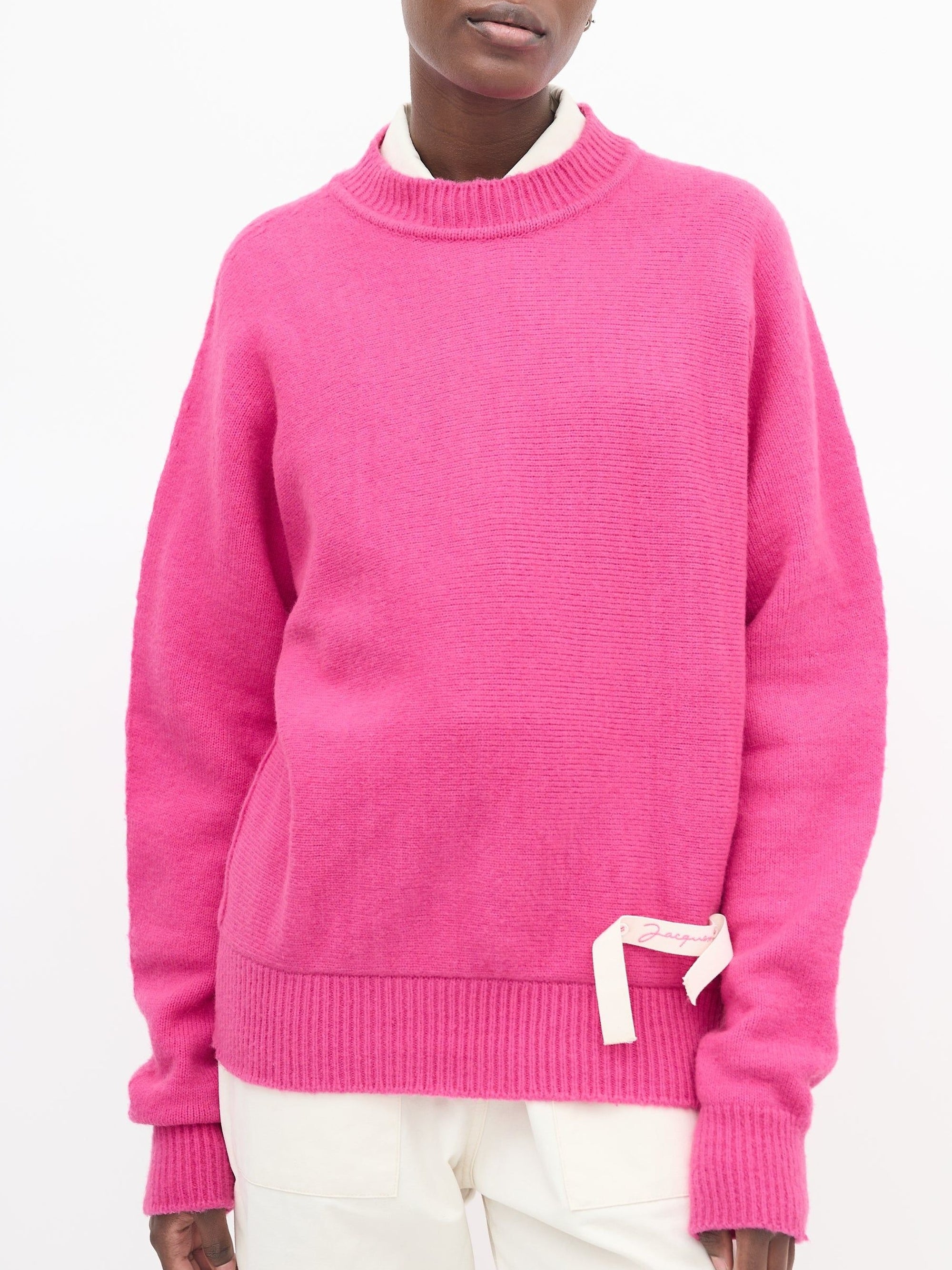 Pull Gardian en laine mélangée - Pink