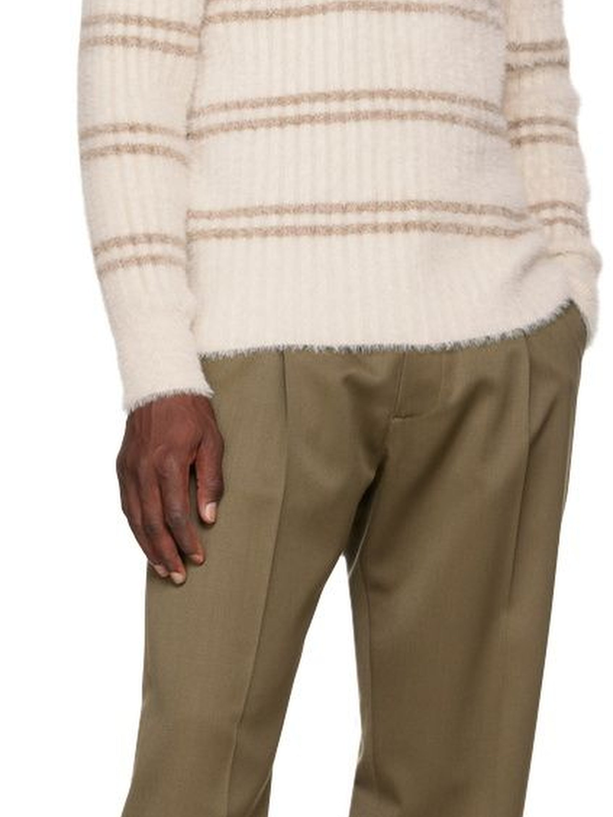 The Pescadou Knit Top - Light Beige