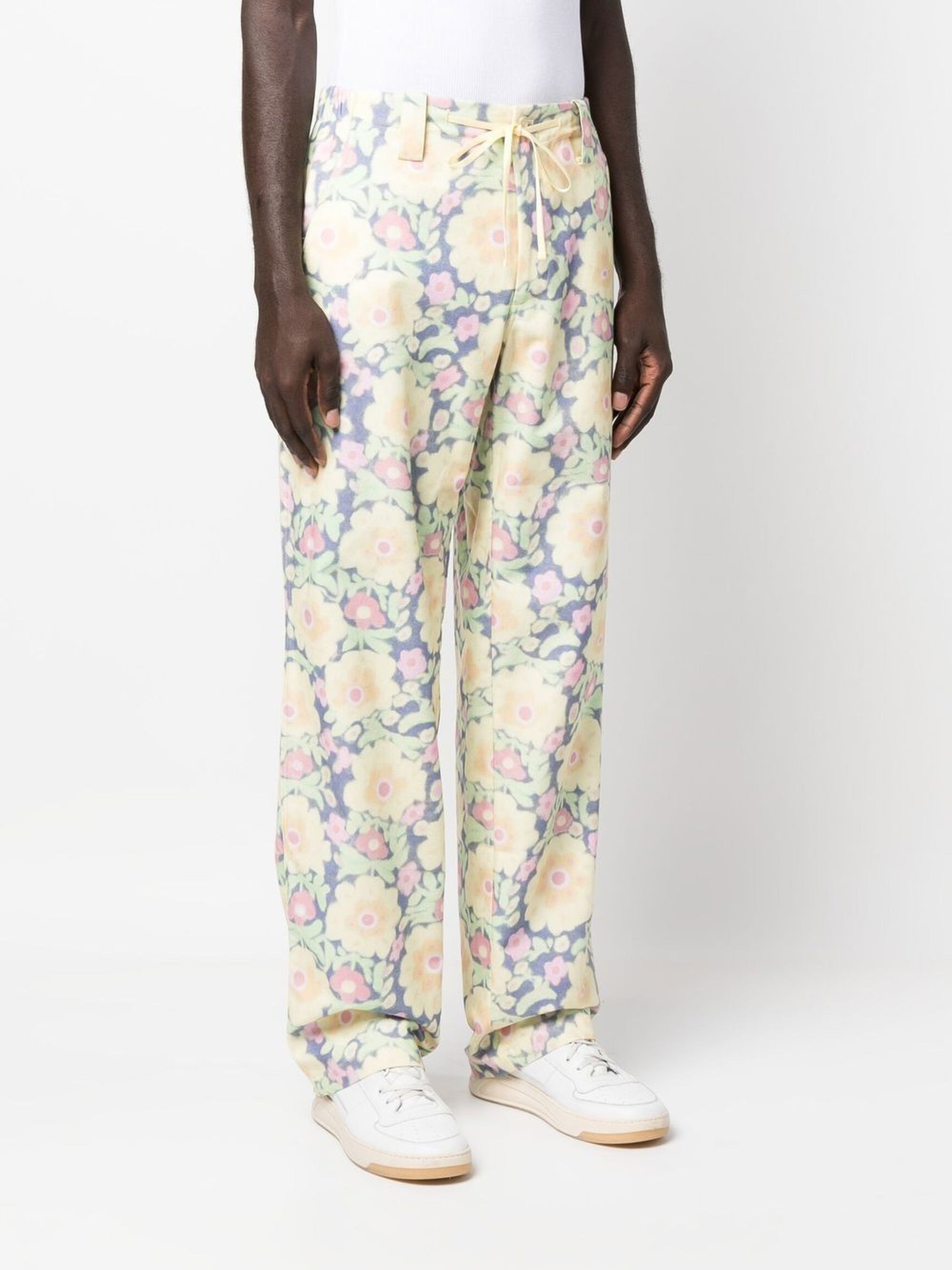 PRINT YELLOW FLOWERS LE PANTALON TAIOLO