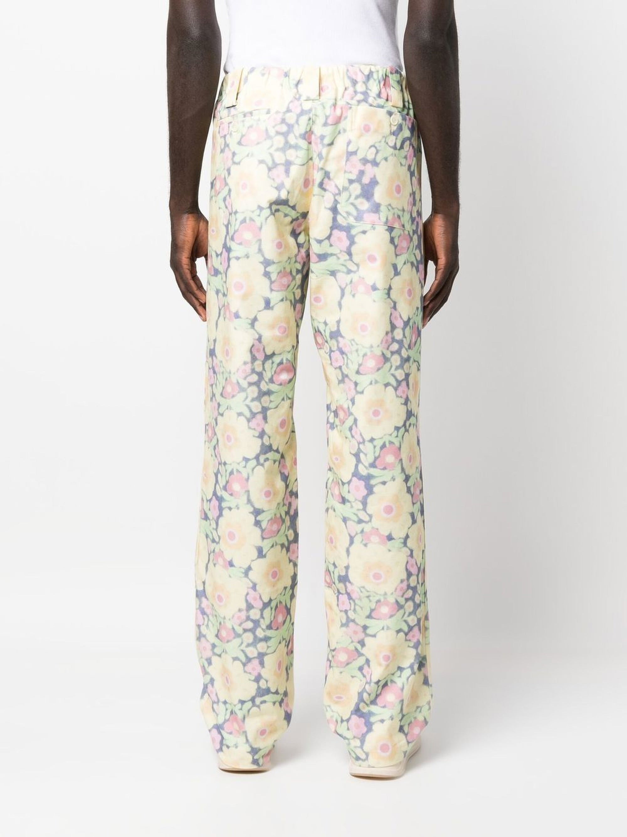 PRINT YELLOW FLOWERS LE PANTALON TAIOLO