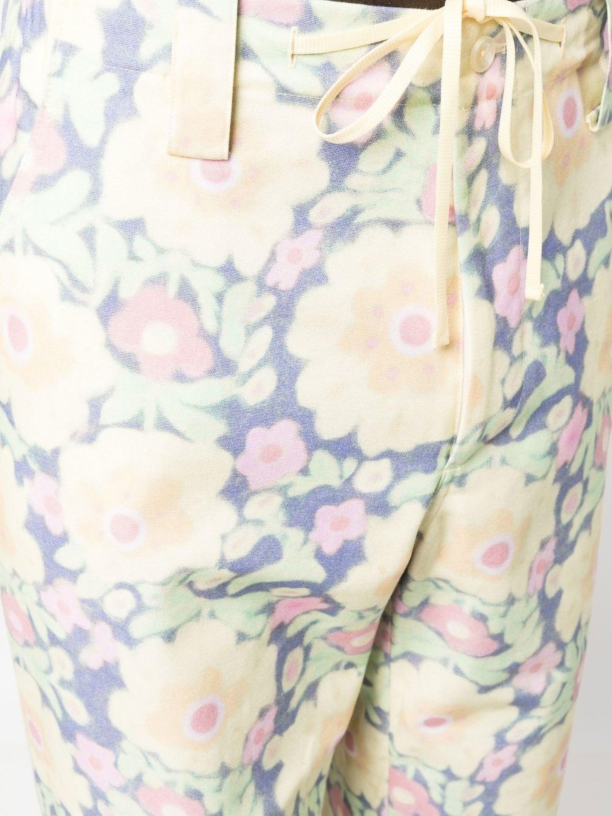 PRINT YELLOW FLOWERS LE PANTALON TAIOLO