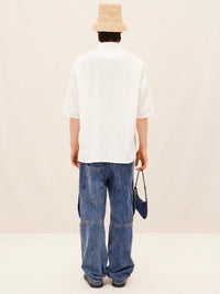 Chemise Cabri à manches 3/4 - White