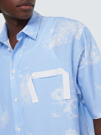 Chemise Cabri boxy à logo - Toile De Jouy Blue