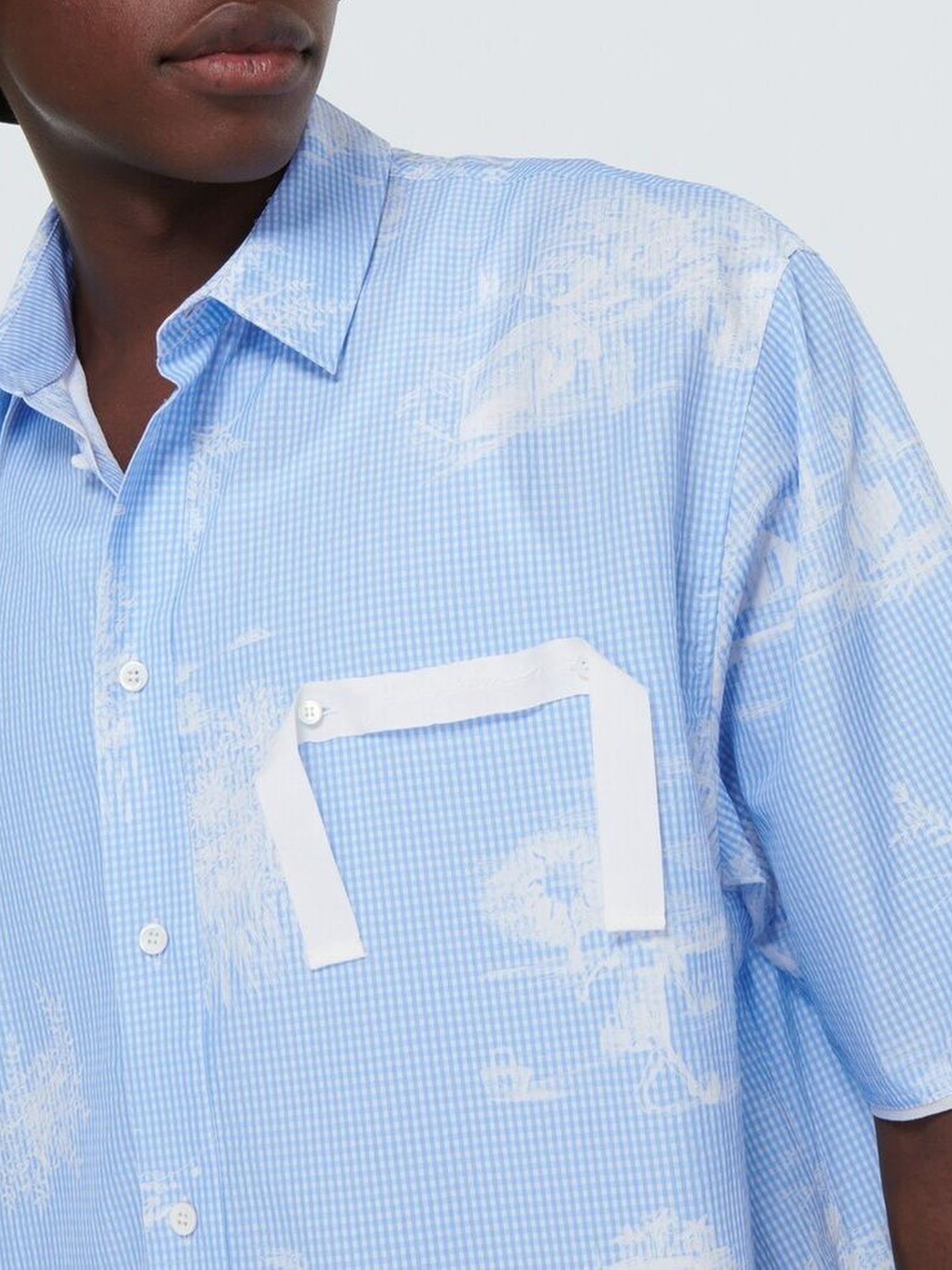 Chemise Cabri boxy à logo - Toile De Jouy Blue