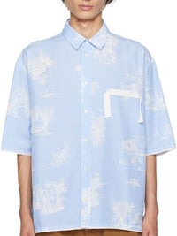 Chemise Cabri boxy à logo - Toile De Jouy Blue