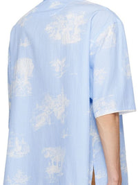 Chemise Cabri boxy à logo - Toile De Jouy Blue