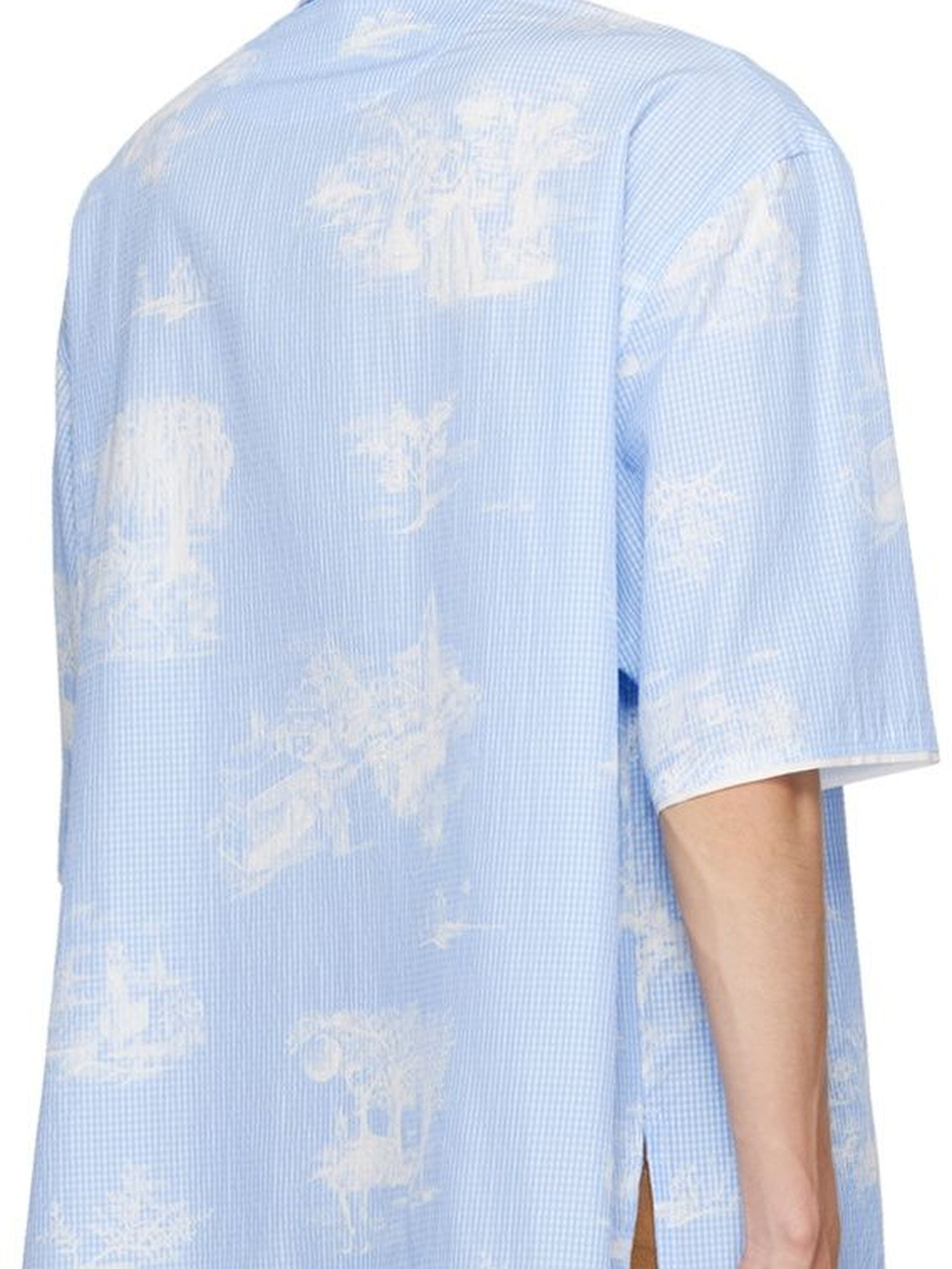 Chemise Cabri boxy à logo - Toile De Jouy Blue