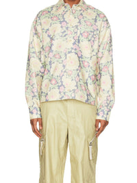 Chemise Papier surpiquée - Yellow Flowers