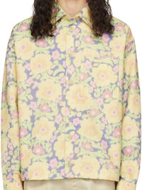 Chemise Papier surpiquée - Yellow Flowers