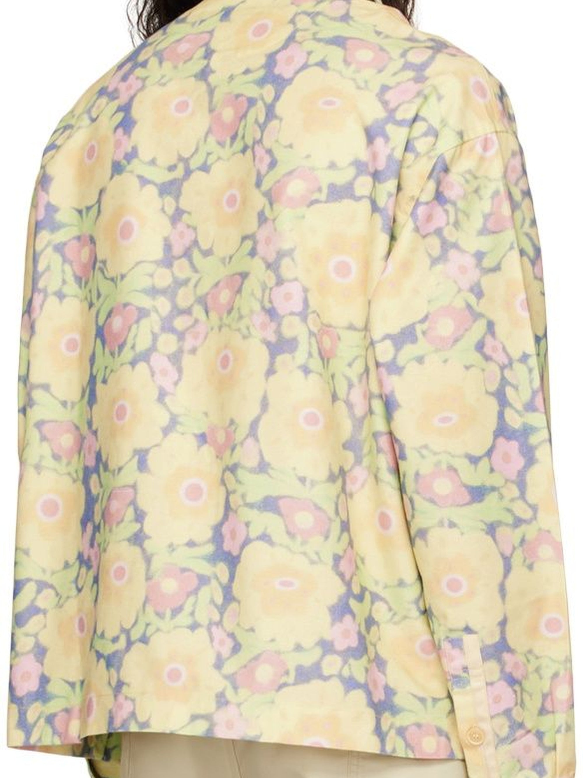 Chemise Papier surpiquée - Yellow Flowers