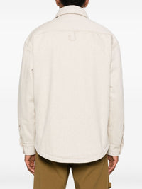 Chemise Papier workwear surpiquée - Off White