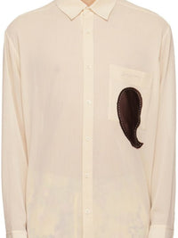 Chemise Pera paisley brodée - Embroidered Brown Paisley