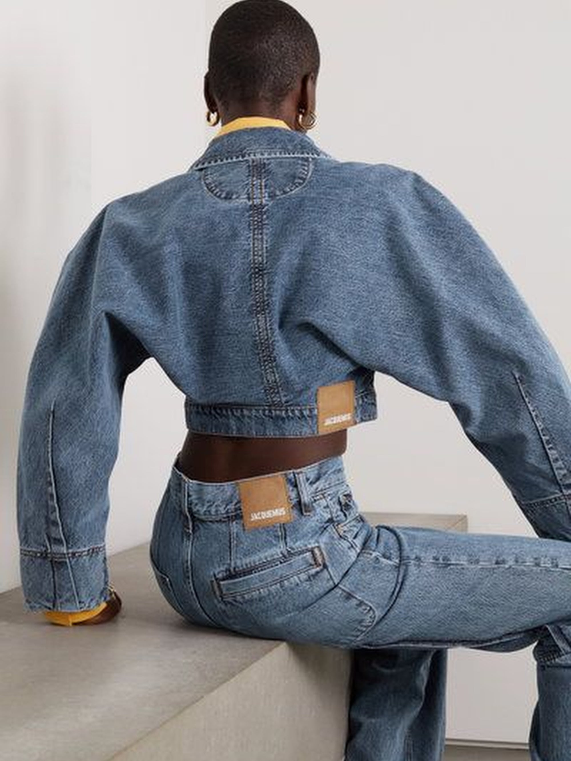 The De Nîmes Meio Jacket - Blue & Tabac