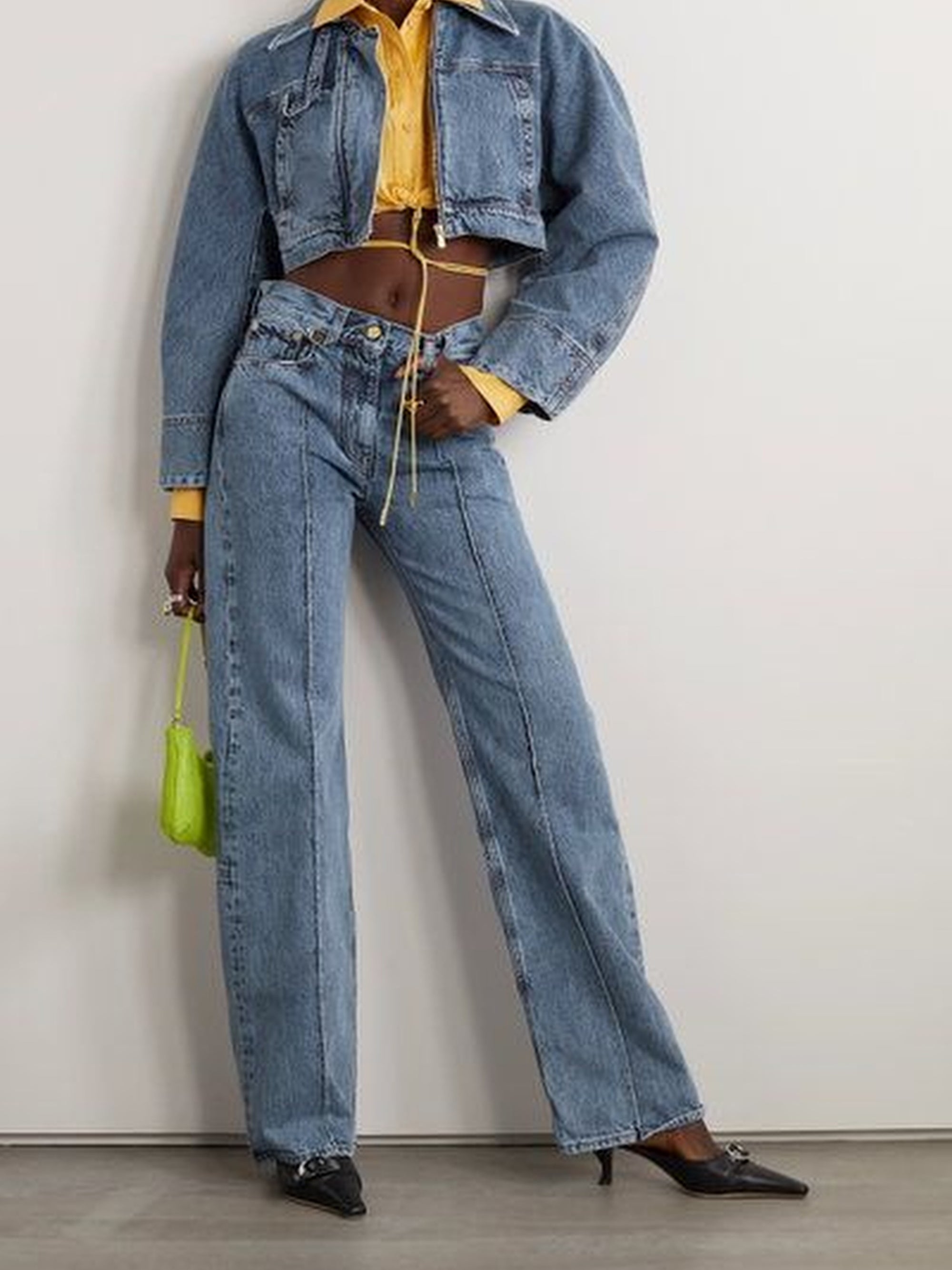 The De Nîmes Meio Jacket - Blue & Tabac
