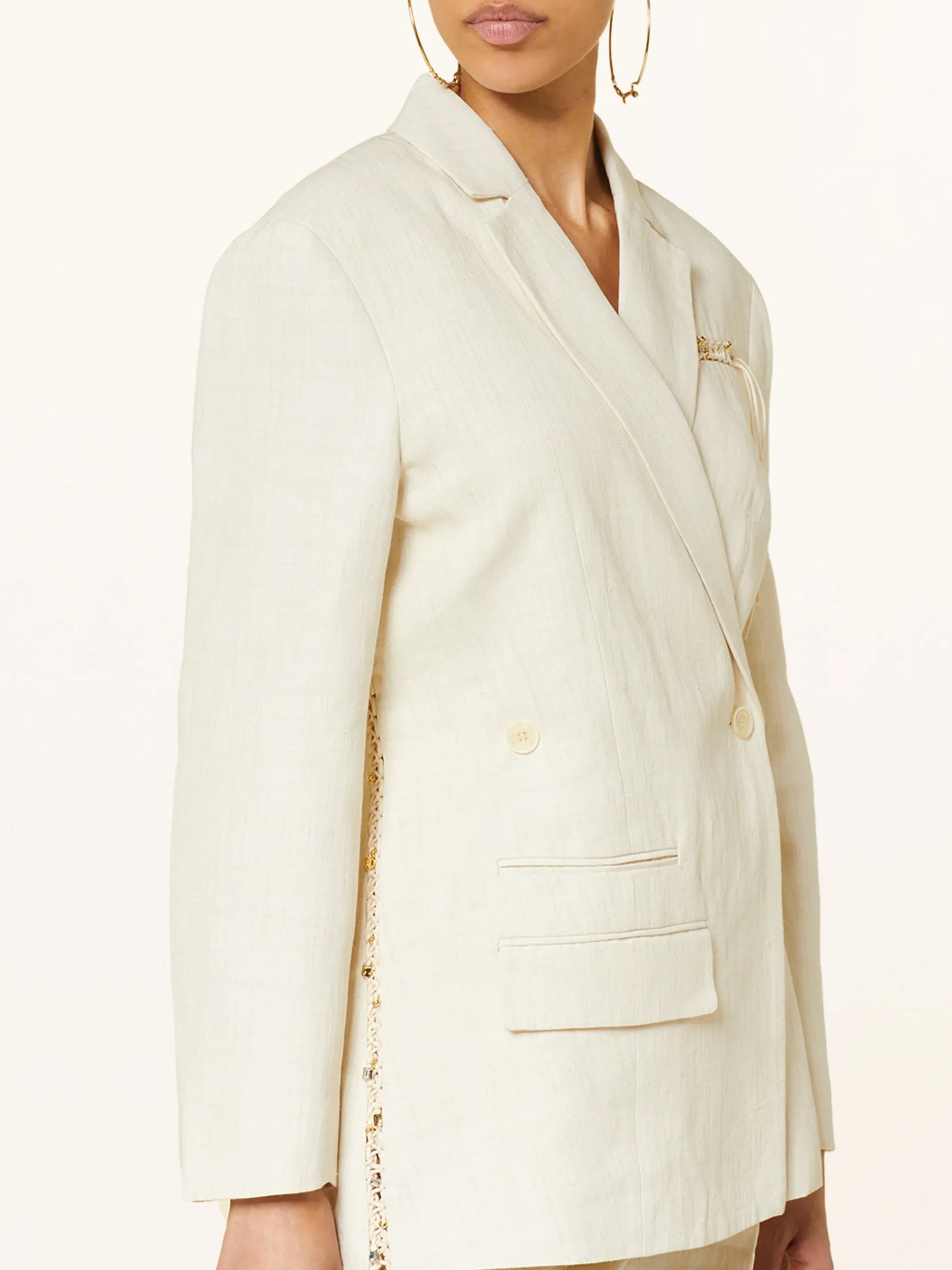 The Tibau Brodée Jacket - Off White