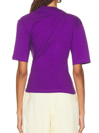 T-shirt Perola à découpe perlée - Purple