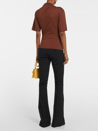 T-shirt Perola fendu - Brown