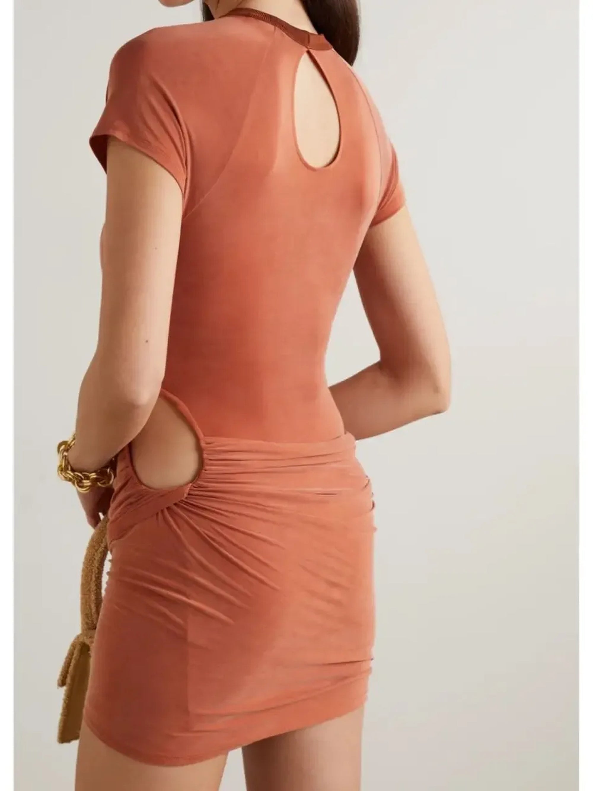 Robe courte Espelho - Red