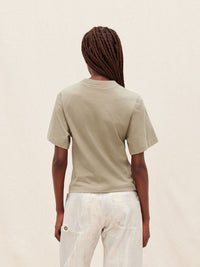 PRINT WET EFFECT KHAKI LE TSHIRT BIKINI