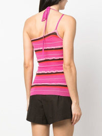 The Concha Knit Top - Dark Pink