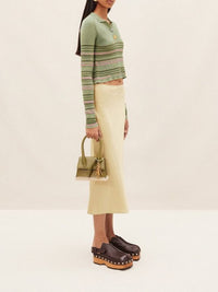 The Aouro Knit Top - Light Green