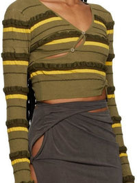 The Tordu Cardigan - Dark Green