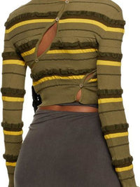 The Tordu Cardigan - Dark Green