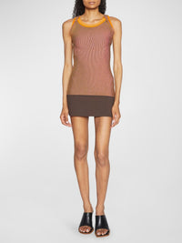 MULTI-BROWN LA ROBE MAILLE TURBI