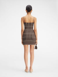Robe Malha à carreaux - Brown