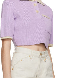 The Maille Arco Polo Shirt - Purple