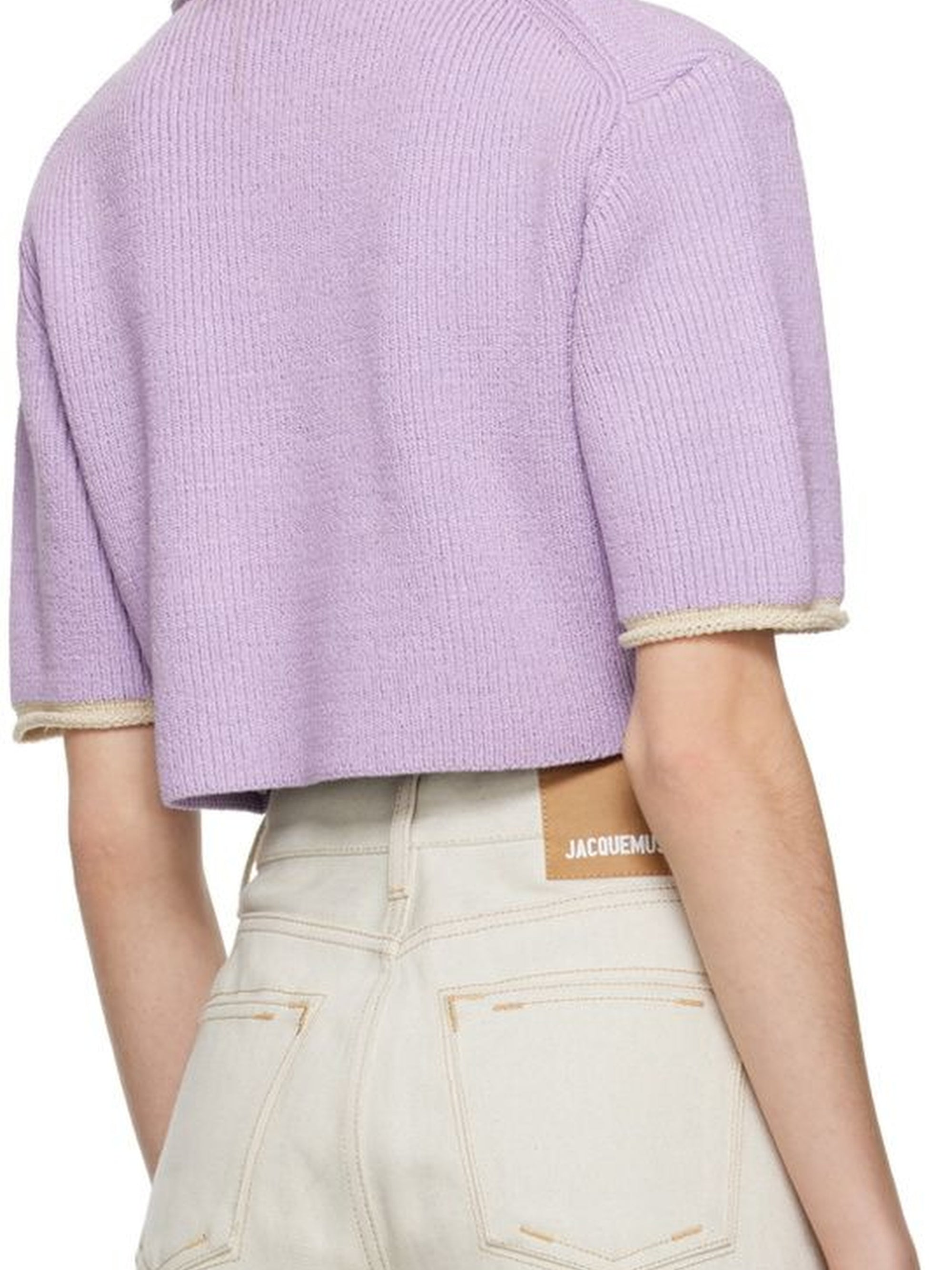 The Maille Arco Polo Shirt - Purple