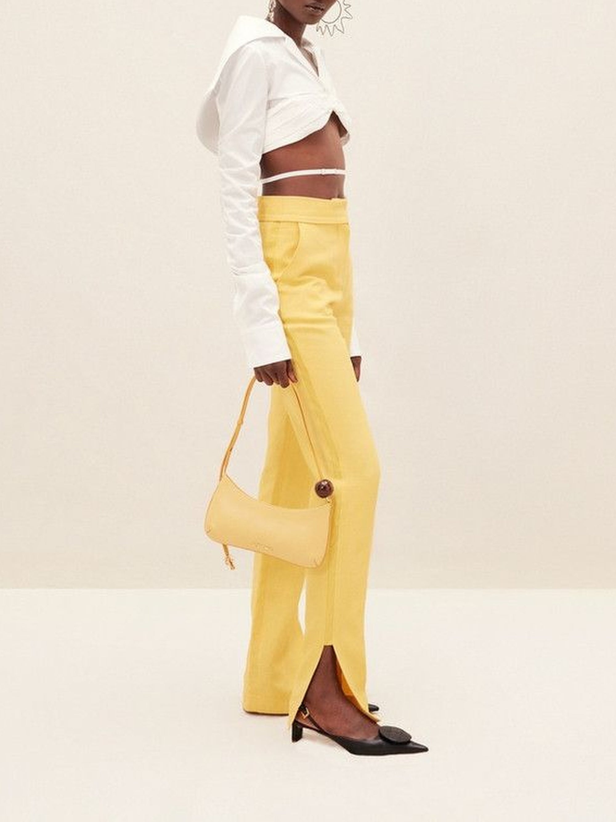 The Tibau Trousers - Yellow