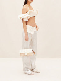Brassière Artichaut à volants - Off White