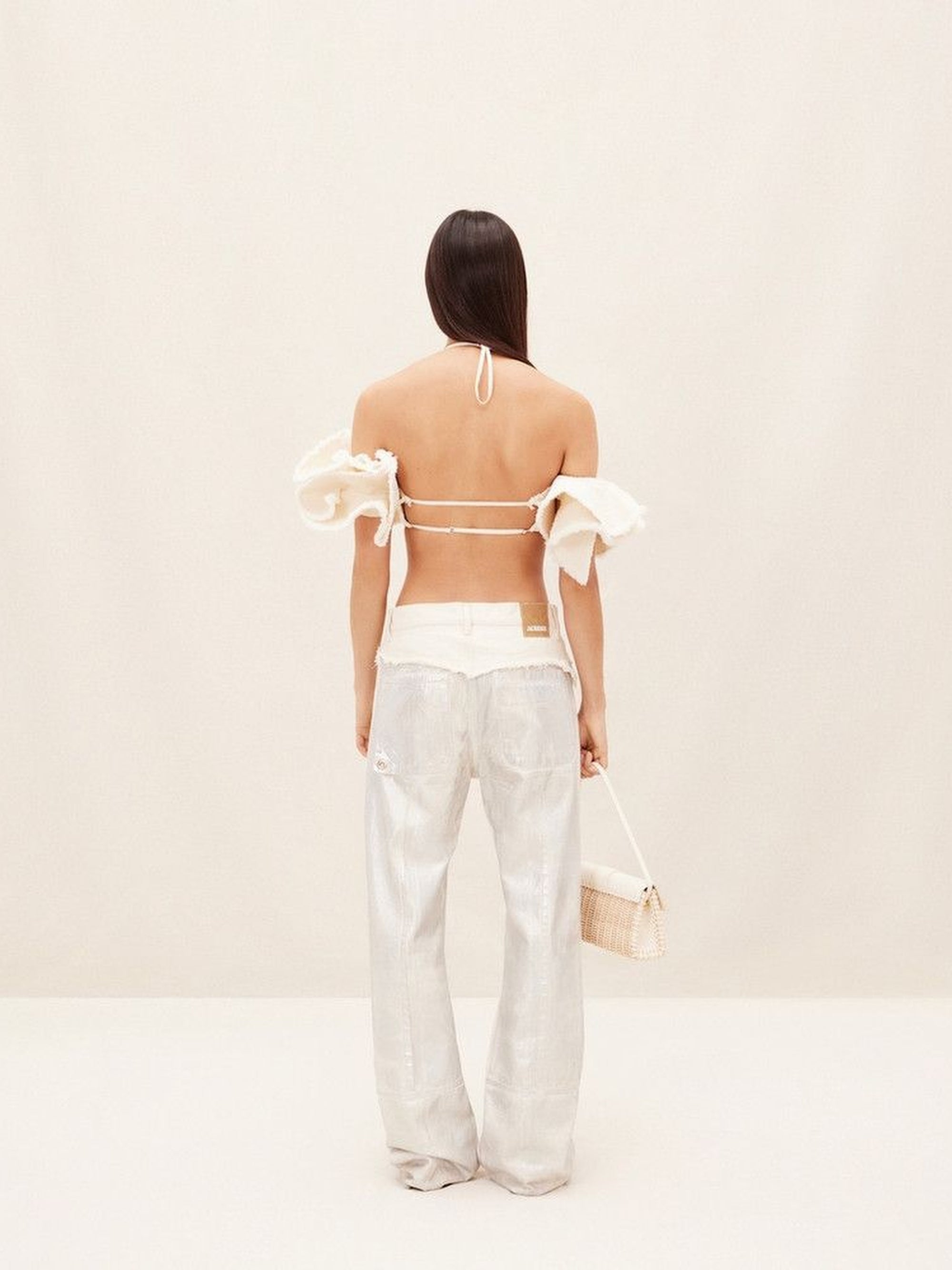 Brassière Artichaut à volants - Off White