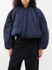 The Bahia Bomber Jacket - Dark Navy