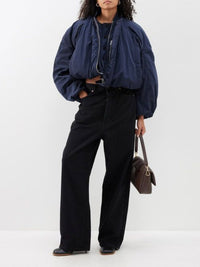 The Bahia Bomber Jacket - Dark Navy