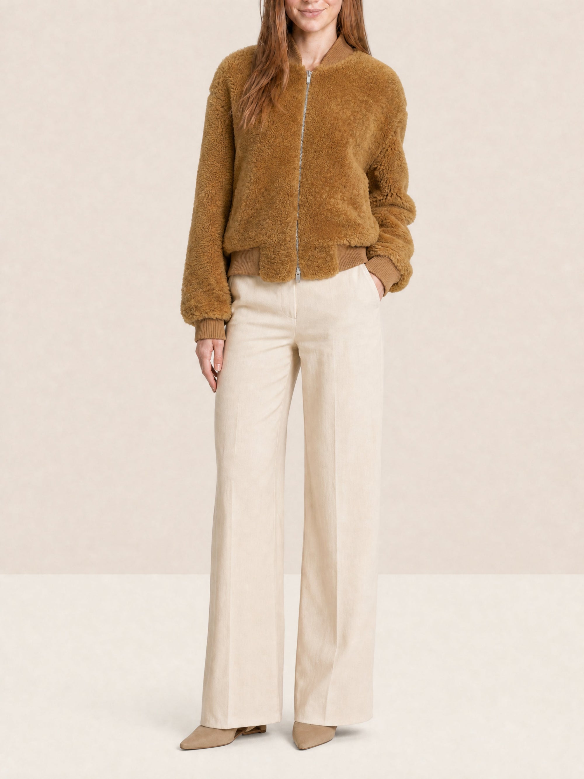 CAMEL LE BLOUSON PILOU