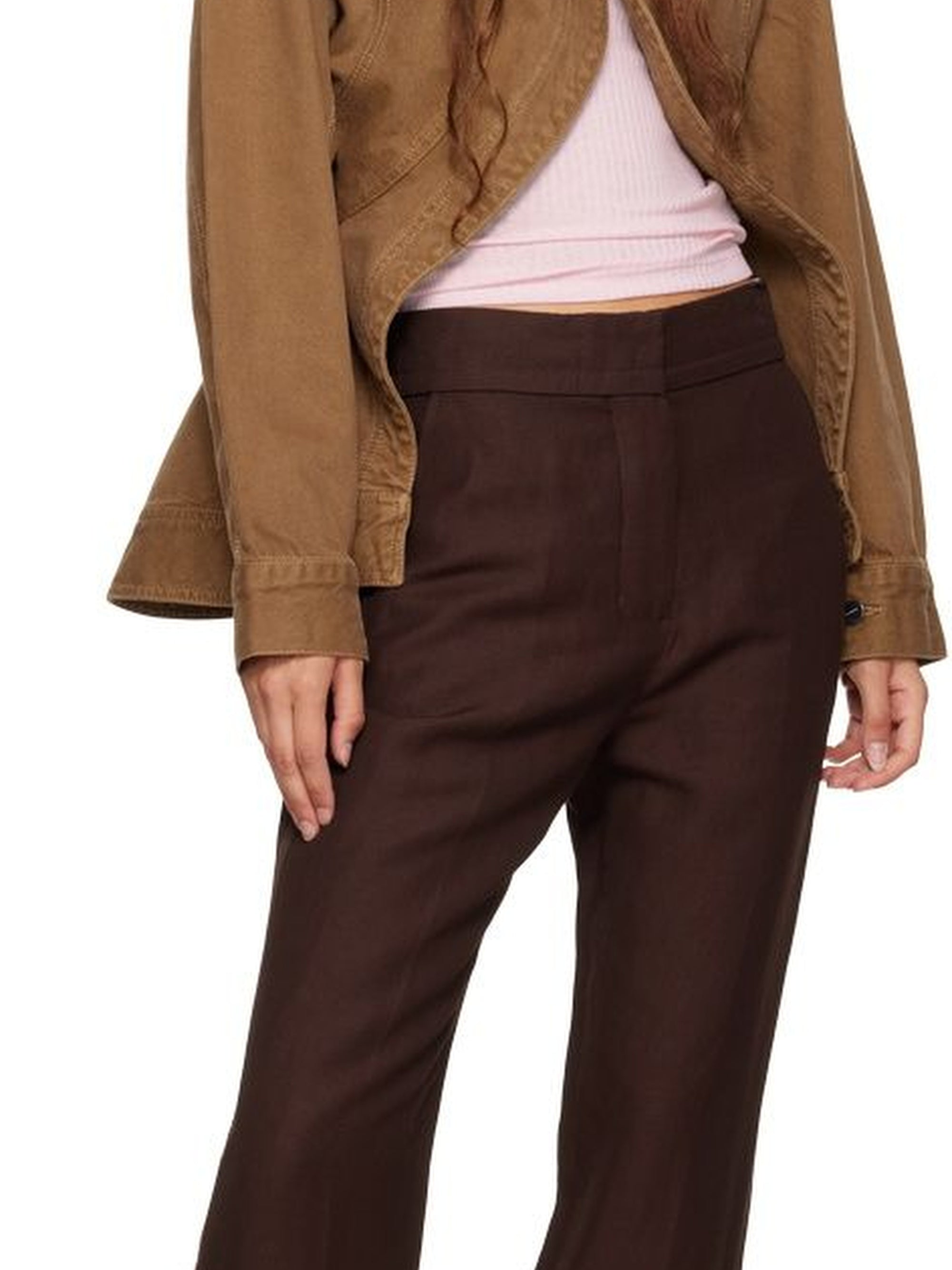 The De Nîmes Caraco Jacket - Camel & Beige