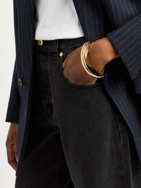 GOLD LE BRACELET ROND STRASS