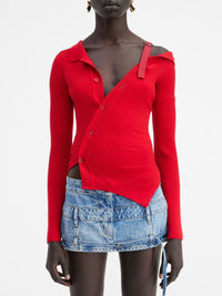 Cardigan Colin en laine - Red
